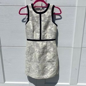 H&M white and black short dress size 4